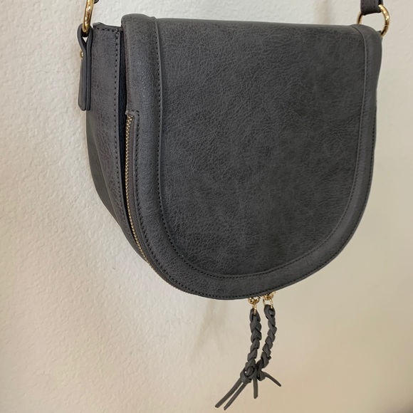 Sole society THALIA grey saddlebag - Picture 1 of 6